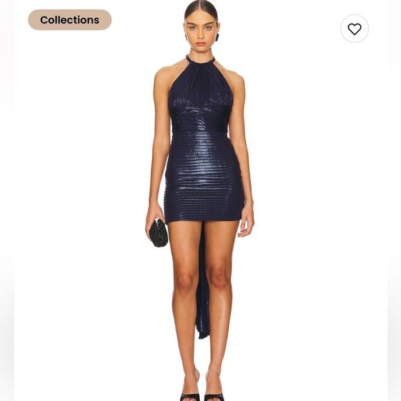 NWT Retrofête Ashley Mini Convertible Dress Navy Ink XL Revolve - Picture 1 of 16